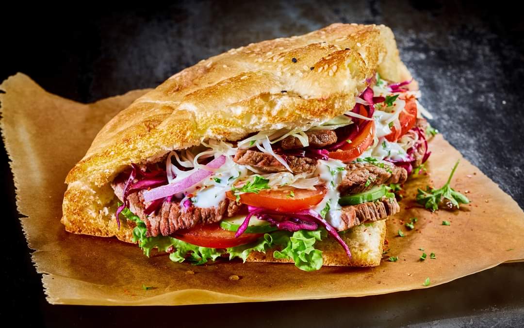 Fresh kebab preparation